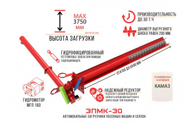 Автомобильные загрузчики посевных машин и сеялок